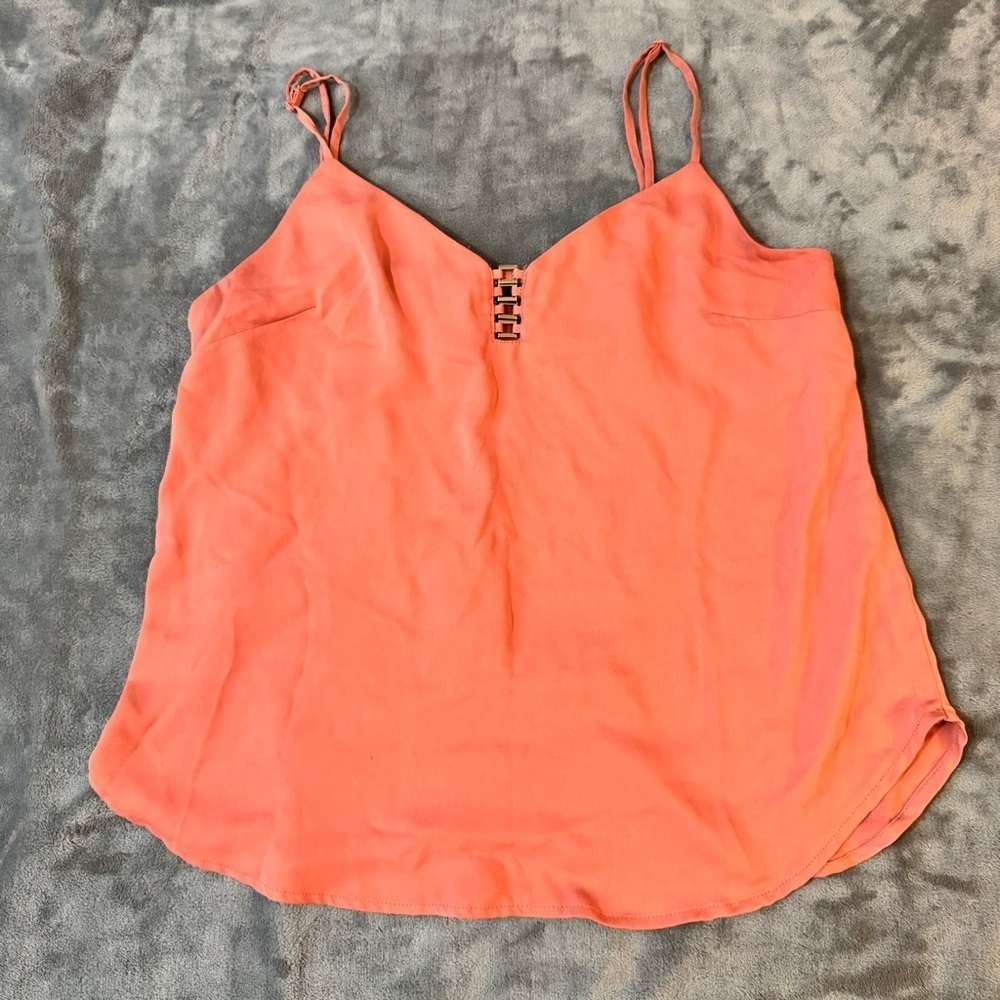 🌟5 for $25 | Dynamite Coral Camisole with Strappy Detail

#1251